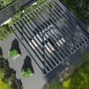 Pergola ogrodowa tarasowa aluminiowa NORDVIC Skyline 3 x 3 m Antracyt + Montaż w cenie